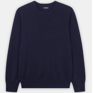 Naadam Super Fine Cashmere Long Sleeve Crewneck Navy XL